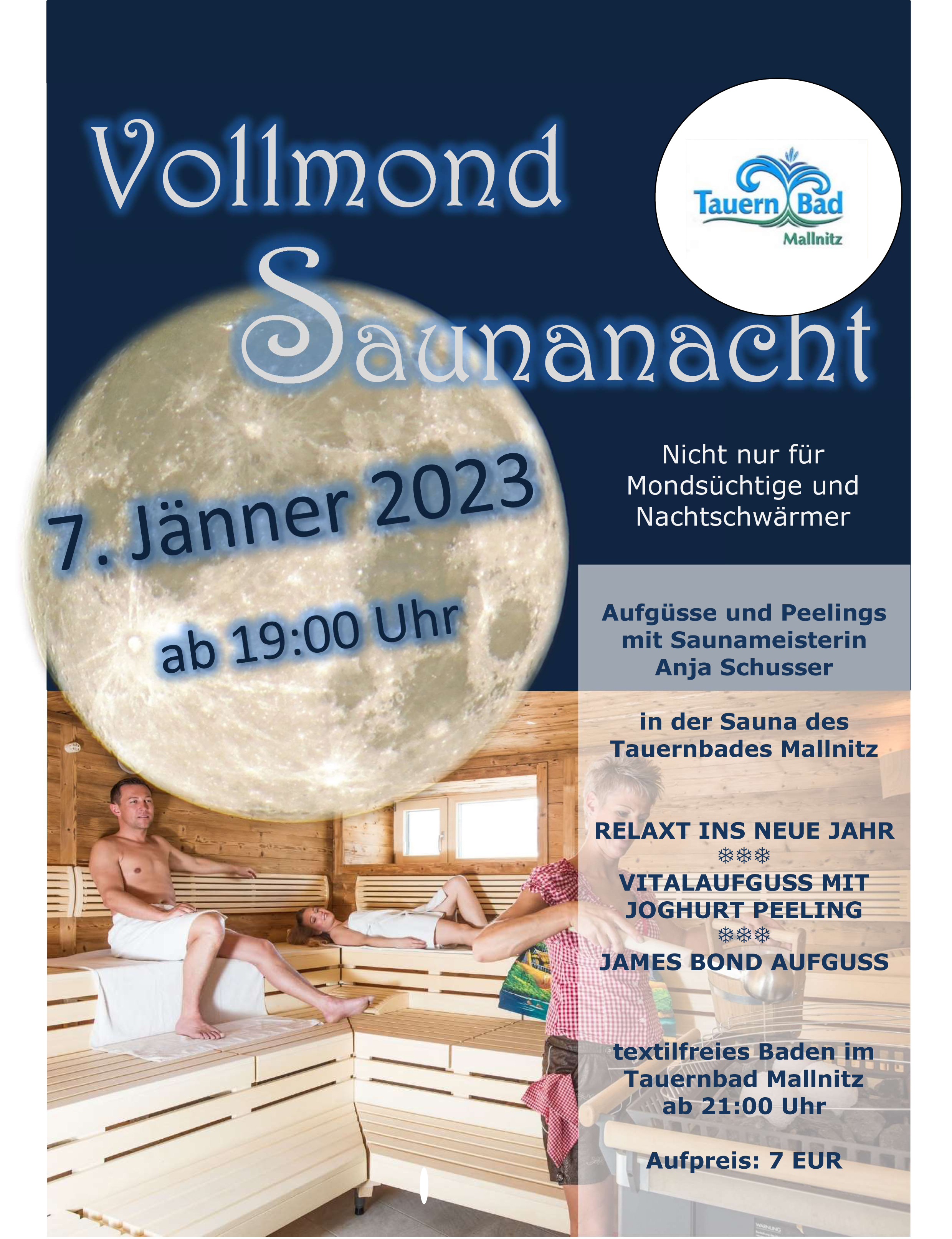 Vollmondsauna 7.1.2023