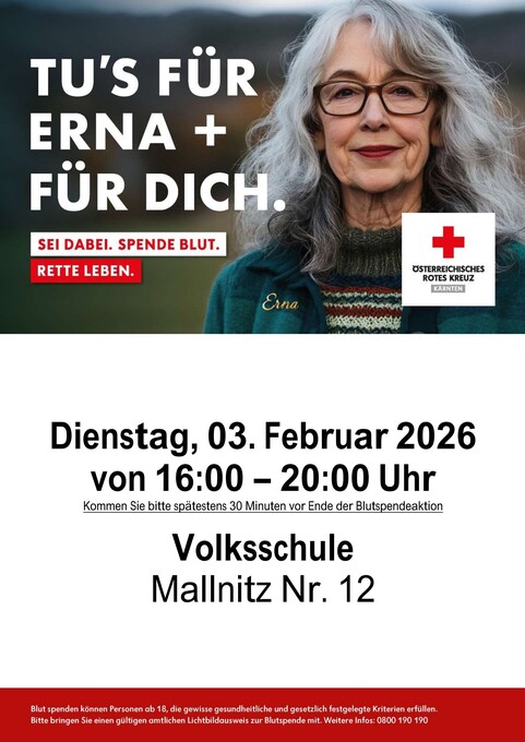 Dienstag, 03. Februar 2026, 16.00 Uhr bis 20.00 Uhr
