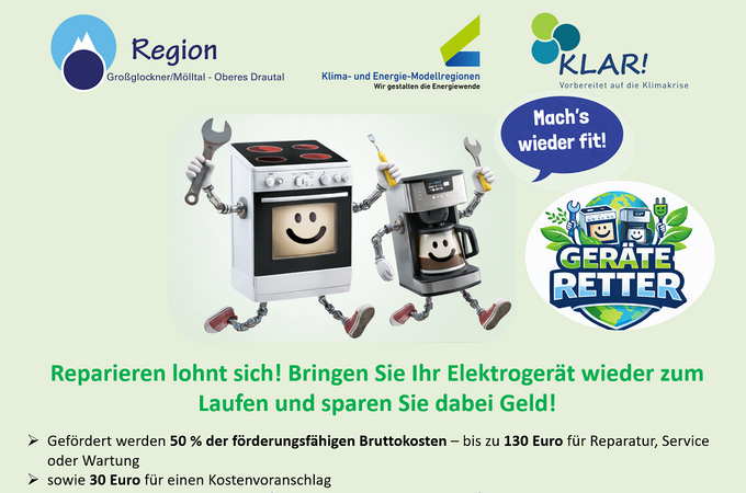 Infos unter www.geräte-retter-prämie.at